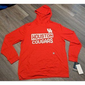 Houston Cougars Red L/S Lightweight Hoodie Med Levelwear University of Houston